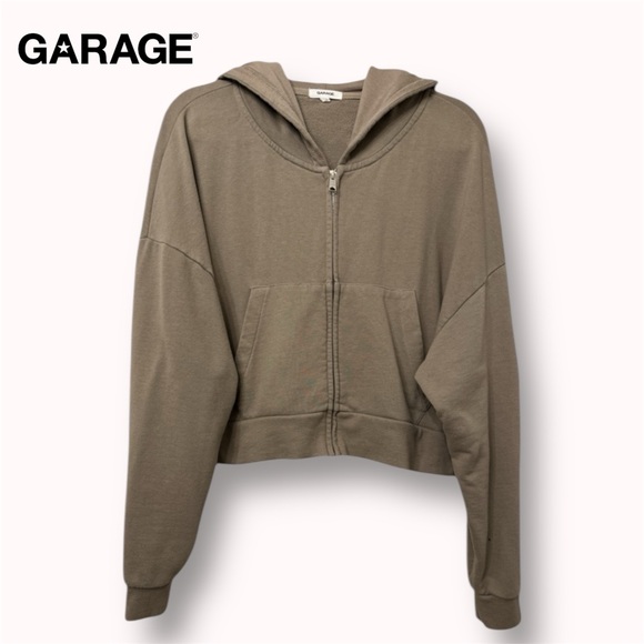 Garage cropped hoodie - Picture 1 of 4